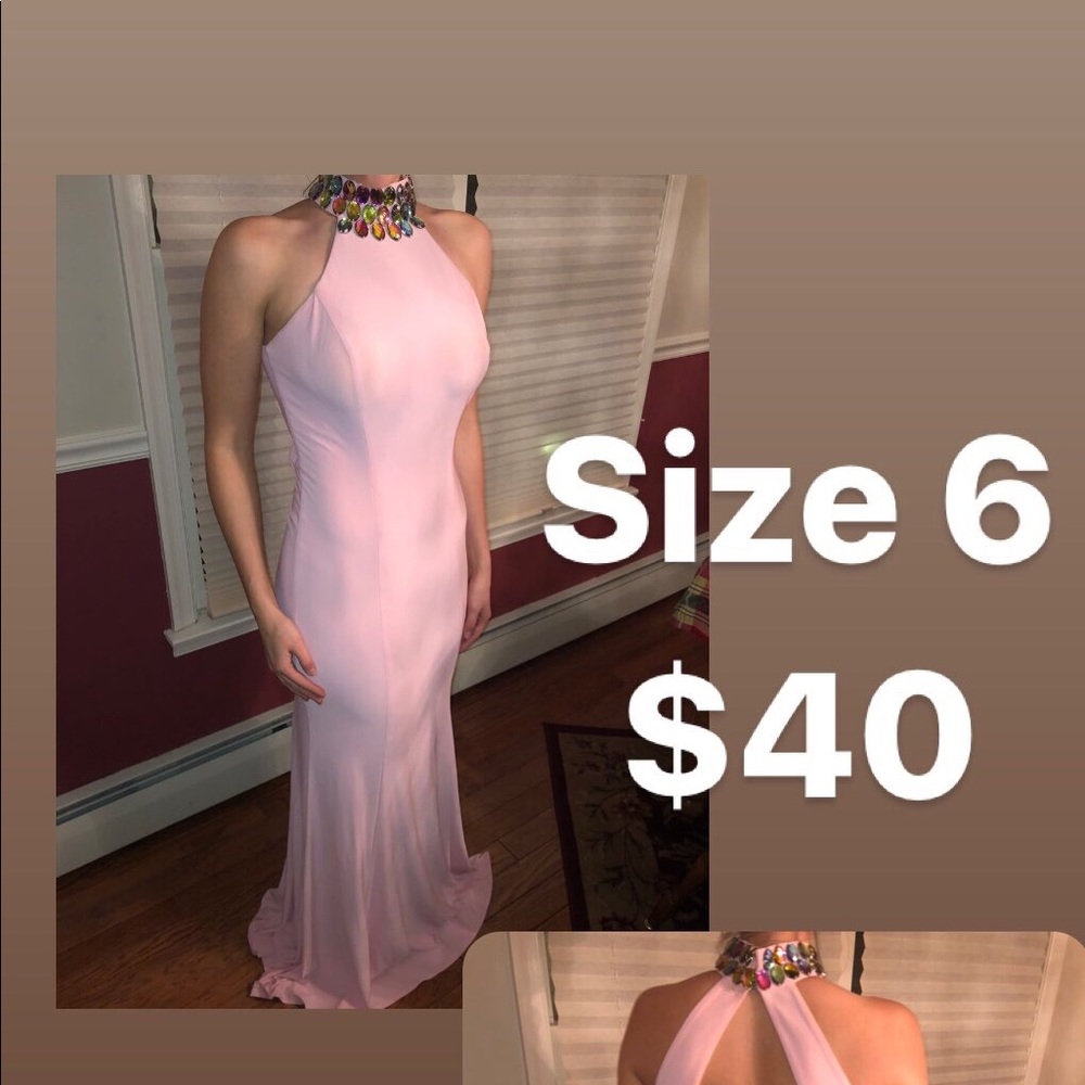 Light pink gown